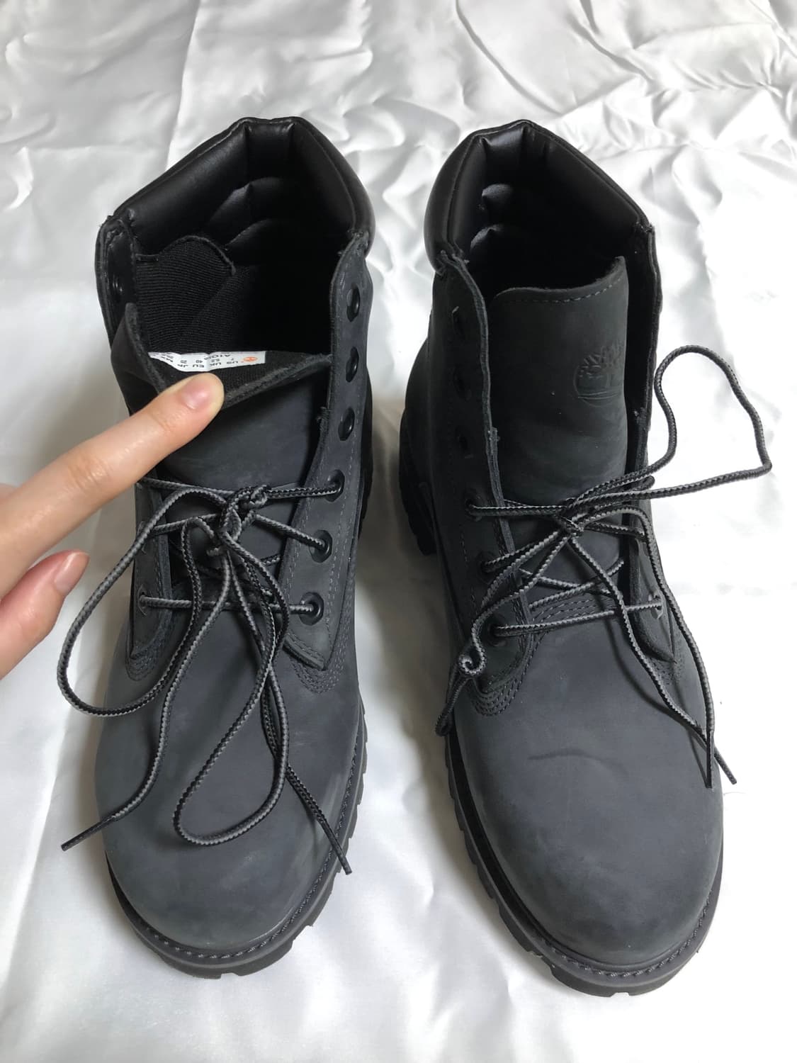 팀버랜드 그레이 누벅 워커 부츠 250-260추천 새거 상품이미지7