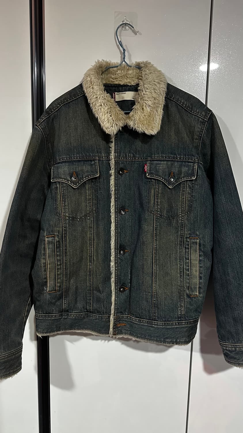 리바이스 데님 쉐르파 트러커 양털 자켓 L 상품이미지1