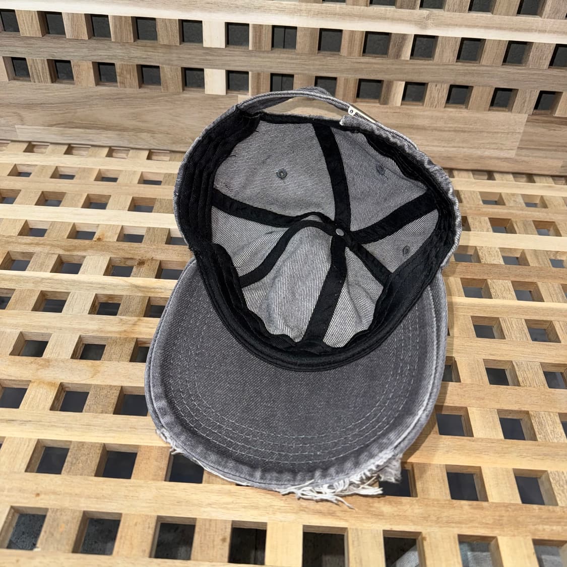 빈티지 피그먼트 워싱 데미지 캡 상품이미지2