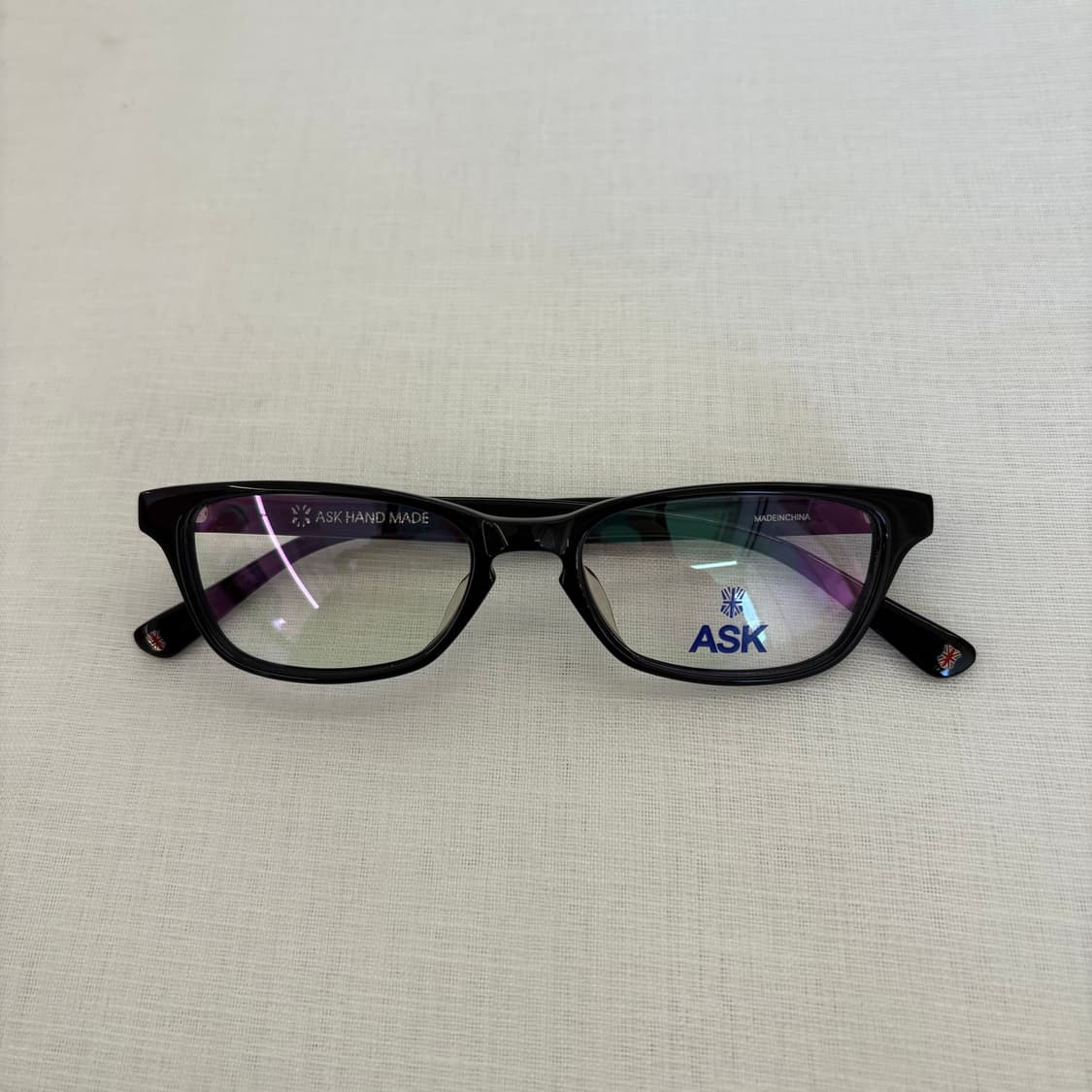 ASK 에스크 블랙 뿔테 빈티지안경 상품이미지4