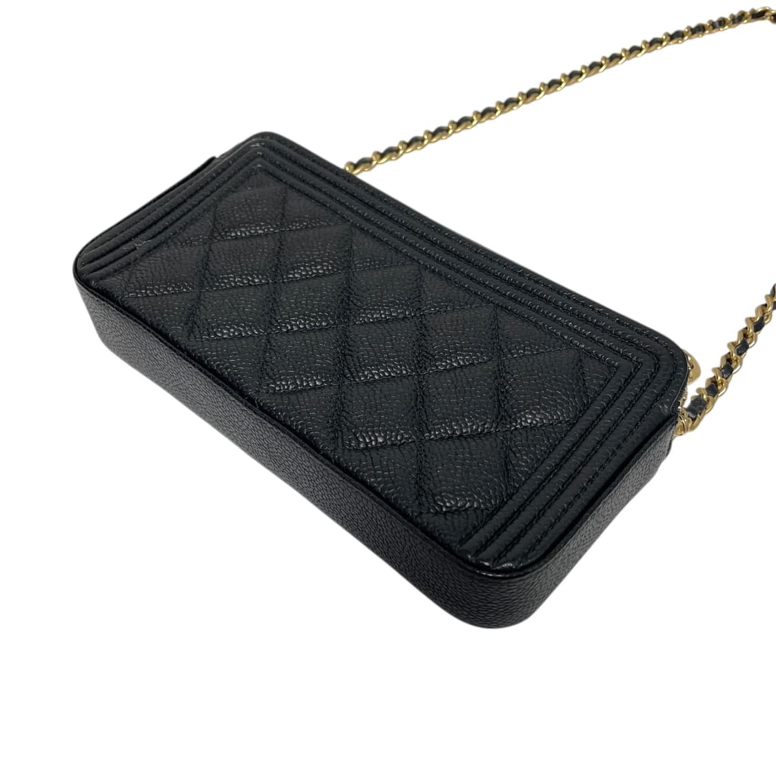샤넬 보이샤넬 캐비어 더블 지퍼 WOC 체인 크로스백H00264 상품이미지6