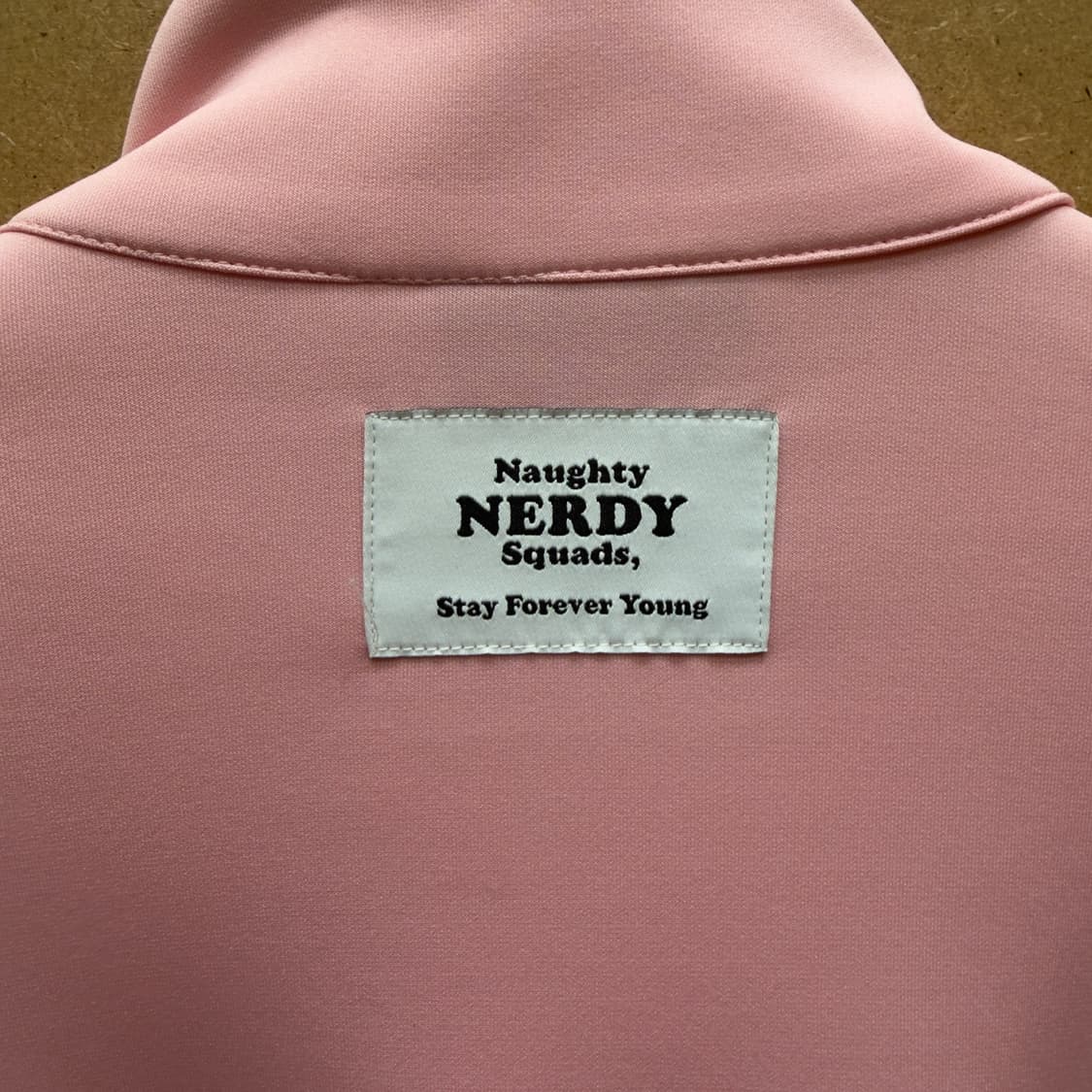 널디 딸기우유 핑크 트랙탑 져지 상품이미지6