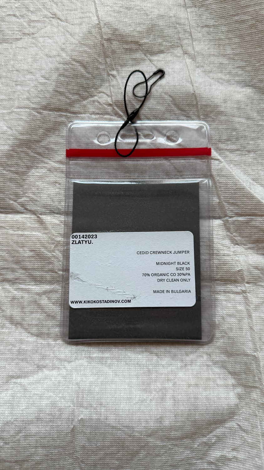 [50] 키코 코스타디노브 23ss CEDID 크루넥 점퍼 블랙 상품이미지4