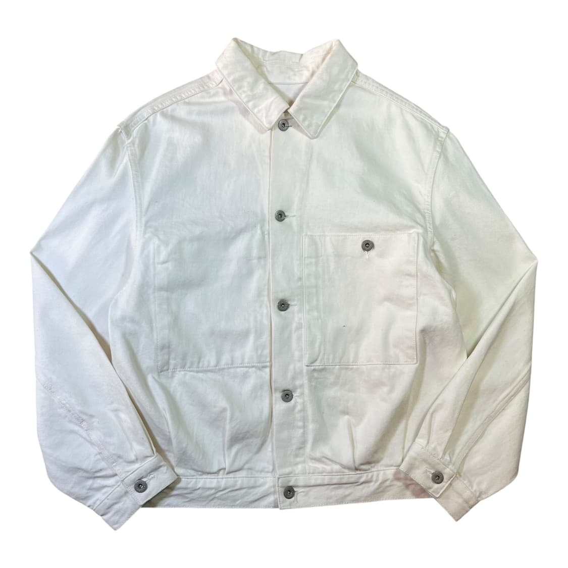 아트 이프 액츠 트러커 화이트 데님 자켓 상품이미지1
