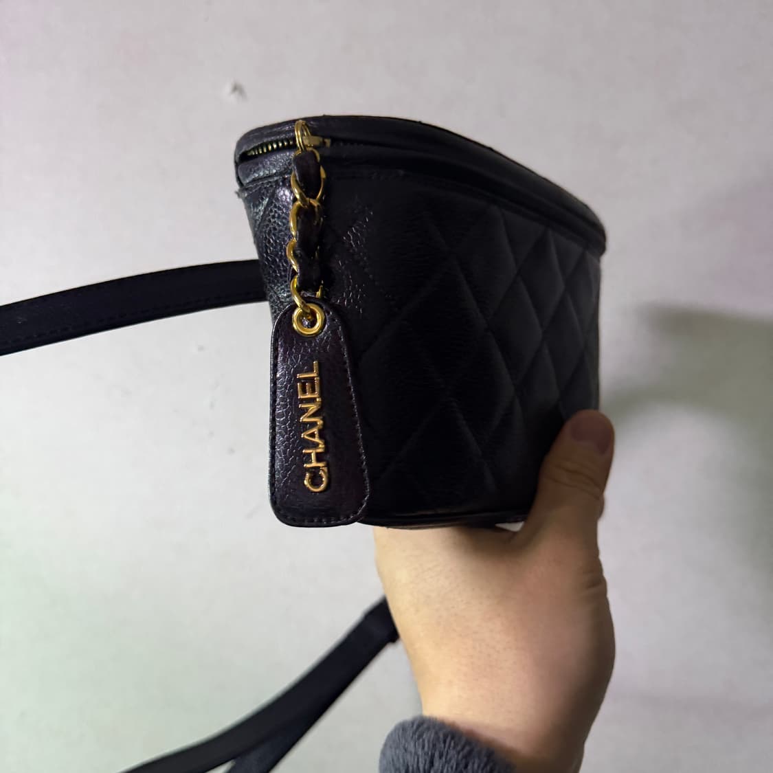 샤넬 캐비어 패니팩 벨트 가죽 가방 상품이미지2