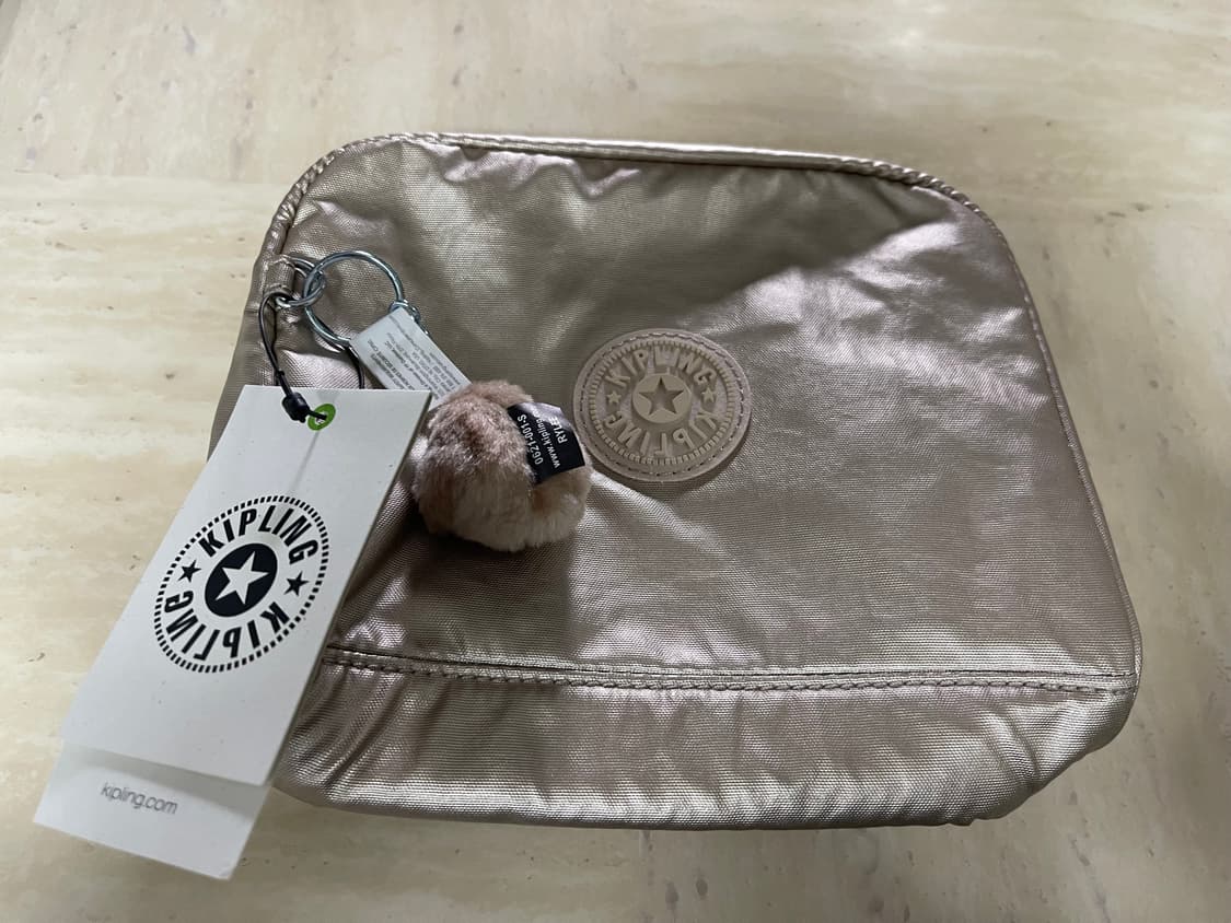 키플링 정품 파우치 메탈릭 골드 상품이미지1