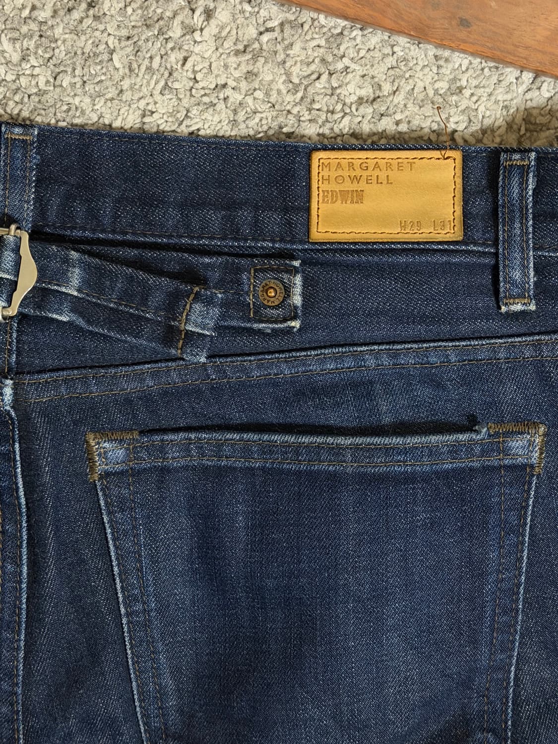 MHL 마가렛호웰 x 에드윈 신치백 셀비지 데님 상품이미지1