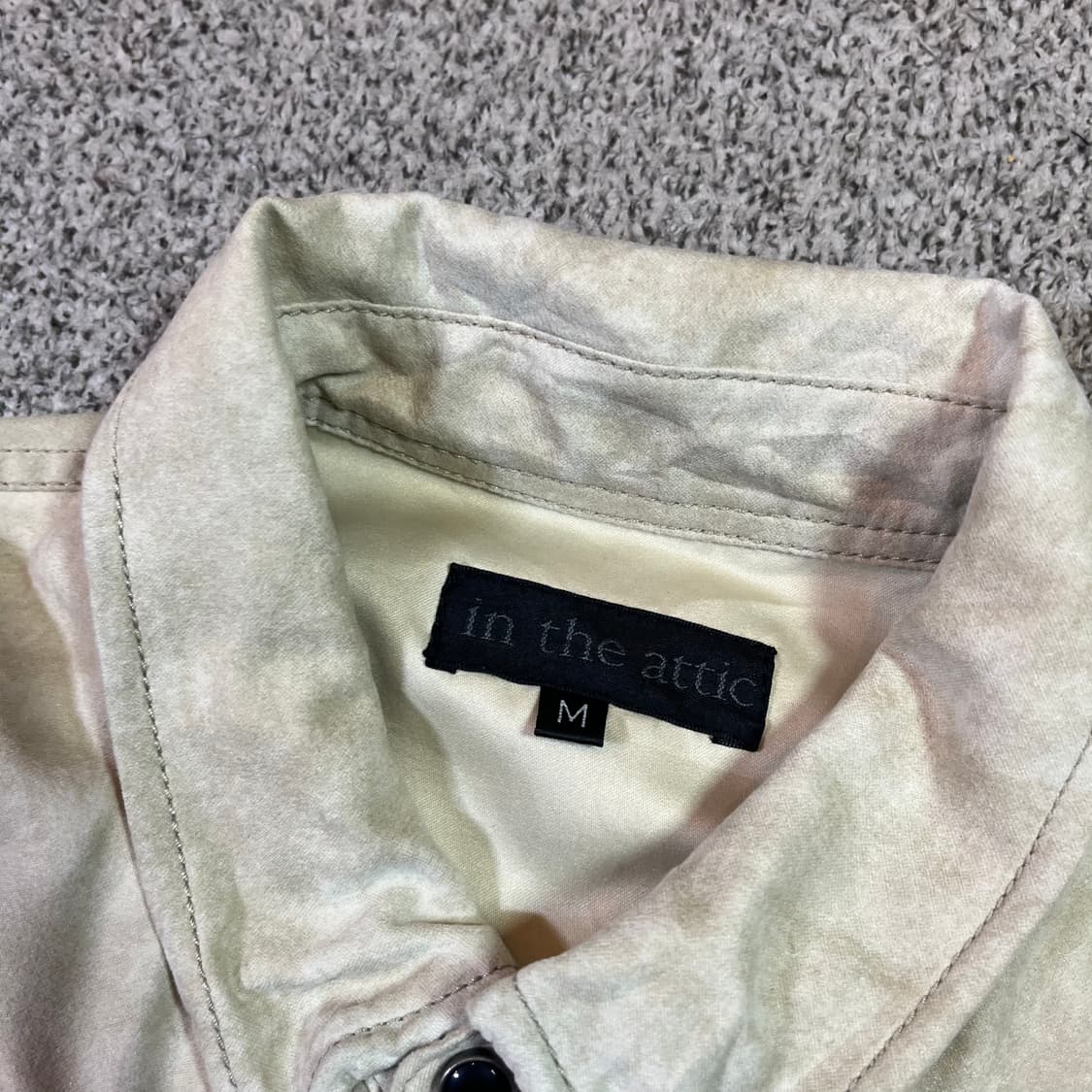 in the attic 롤링 스톤즈 우먼 스웨이드 웨스턴 셔츠 상품이미지6