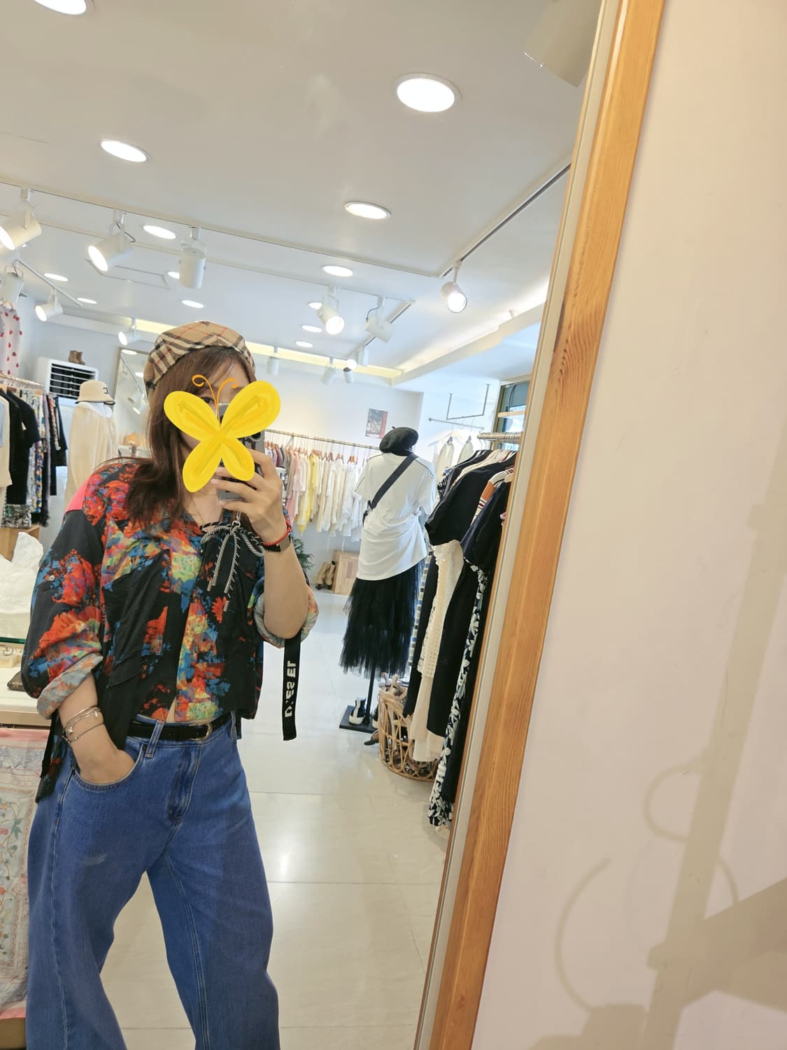 버버리 모 100 노바체크 헌팅캡 베레모 국내택 상품이미지7