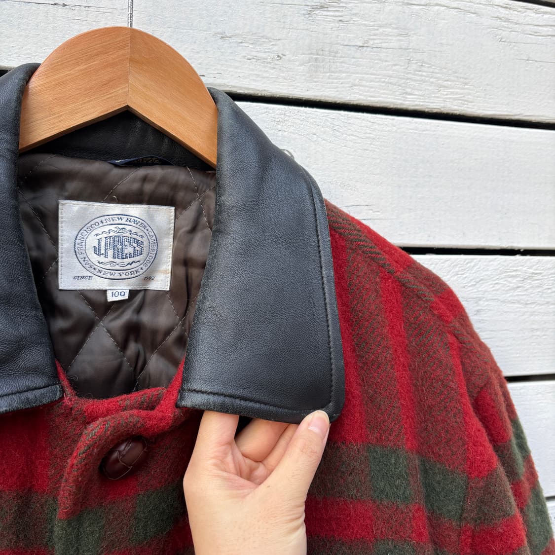 J Press 90s 제이프레스 체크 코트 자켓 상품이미지4