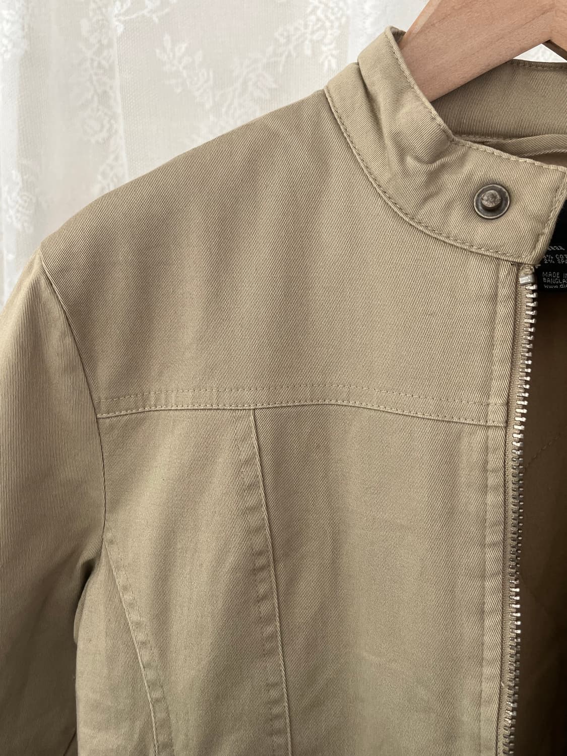 S) 디젤 빈티지 여성 누빔 안감 자켓 베이지 상품이미지5