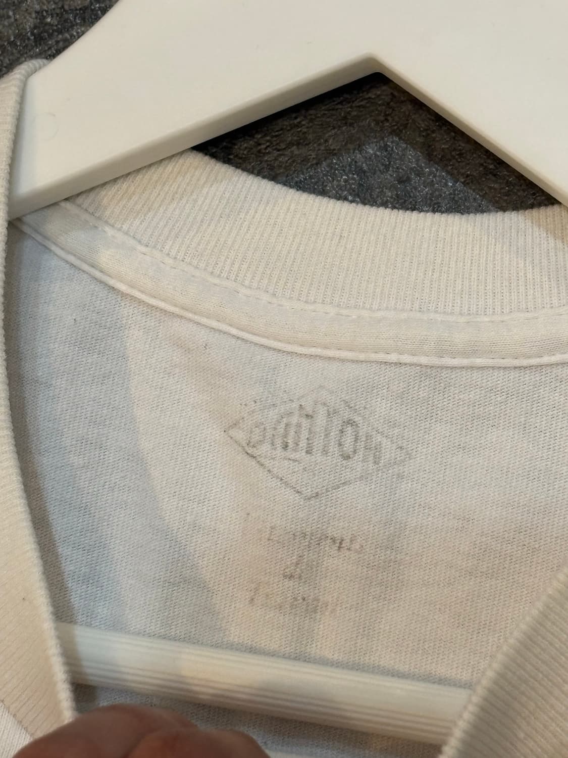 단톤 반팔 티셔츠 화이트 95-100추천 상품이미지5