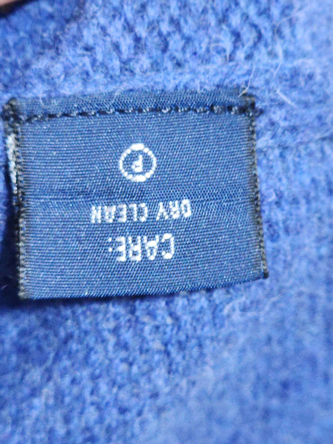 (S) 랄프로렌 폴로 니트 진하늘색 울스웨터 라운드  상품이미지5