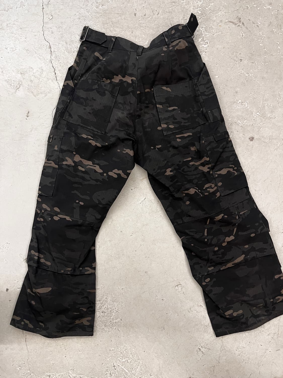 [4] 해칭룸 퍼티그 오버팬츠 립스탑 카모 상품이미지3