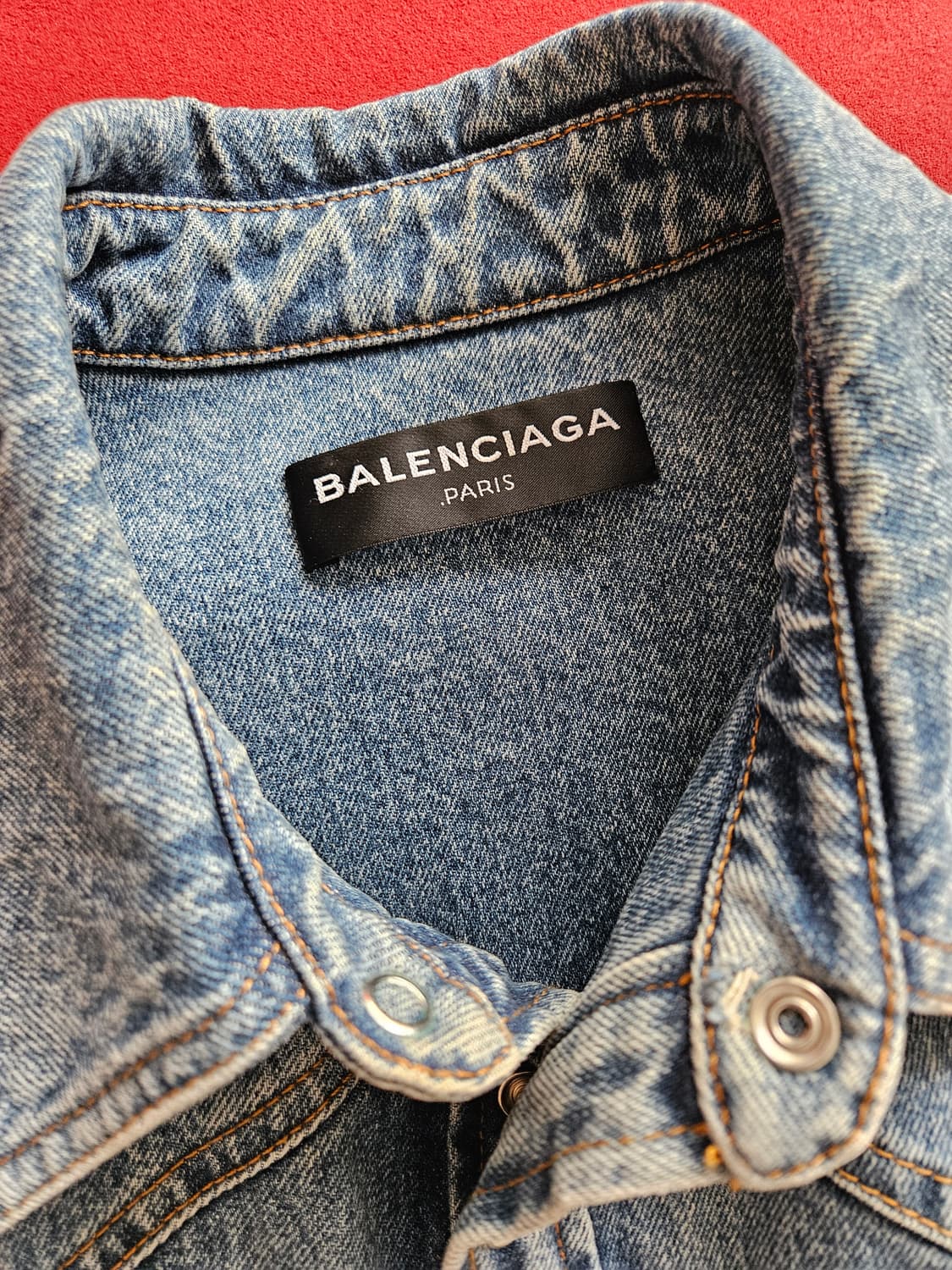 [L] 발렌시아가 크롭 데님 자켓 상품이미지2