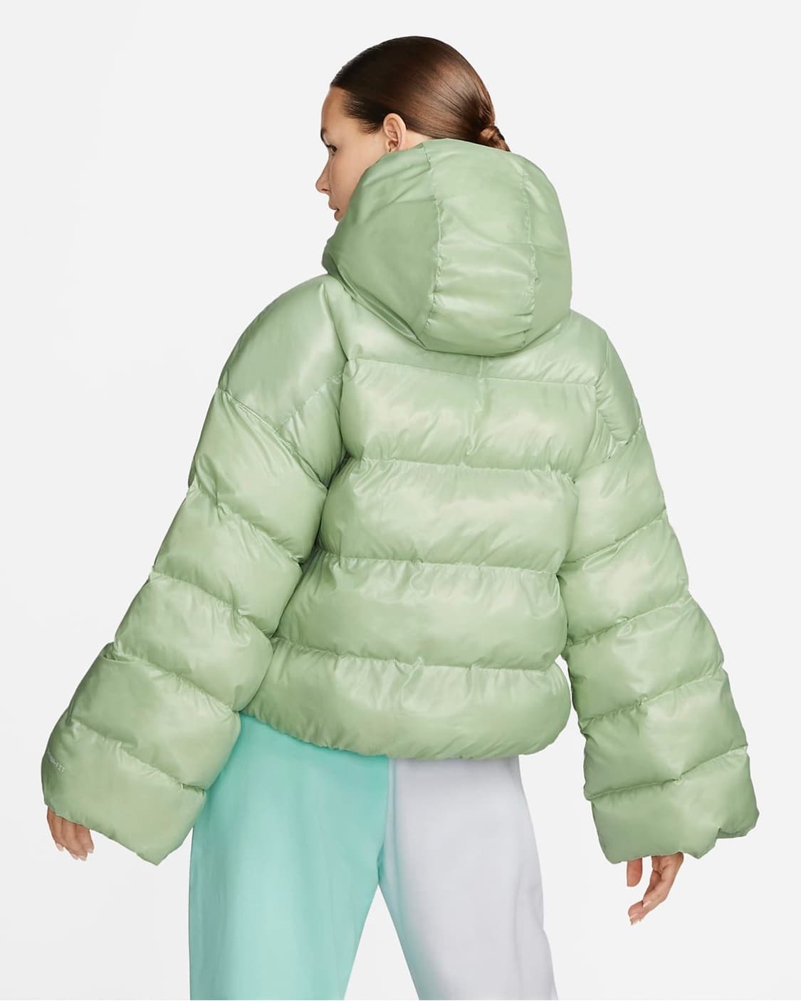 나이키 써마핏 여성 후드 숏패딩 민트  상품이미지3
