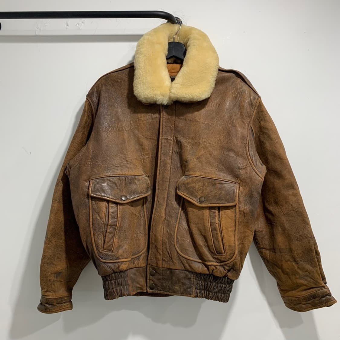 리얼레더 가죽 무스탕자켓 상품이미지2