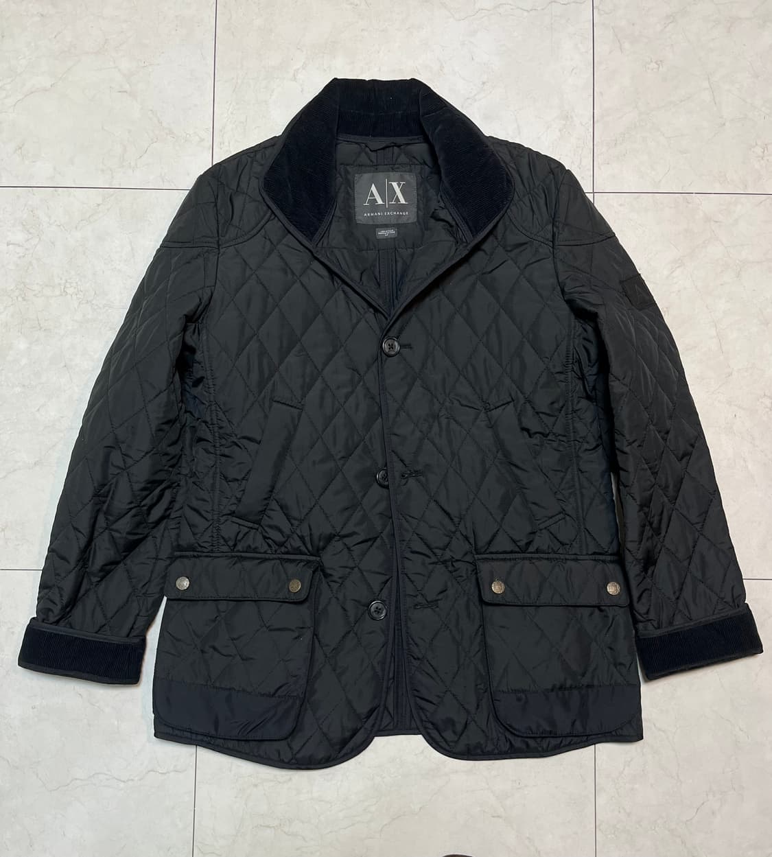 아르마니 익스체인지 퀼팅 코듀로이 자켓 S 상품이미지1