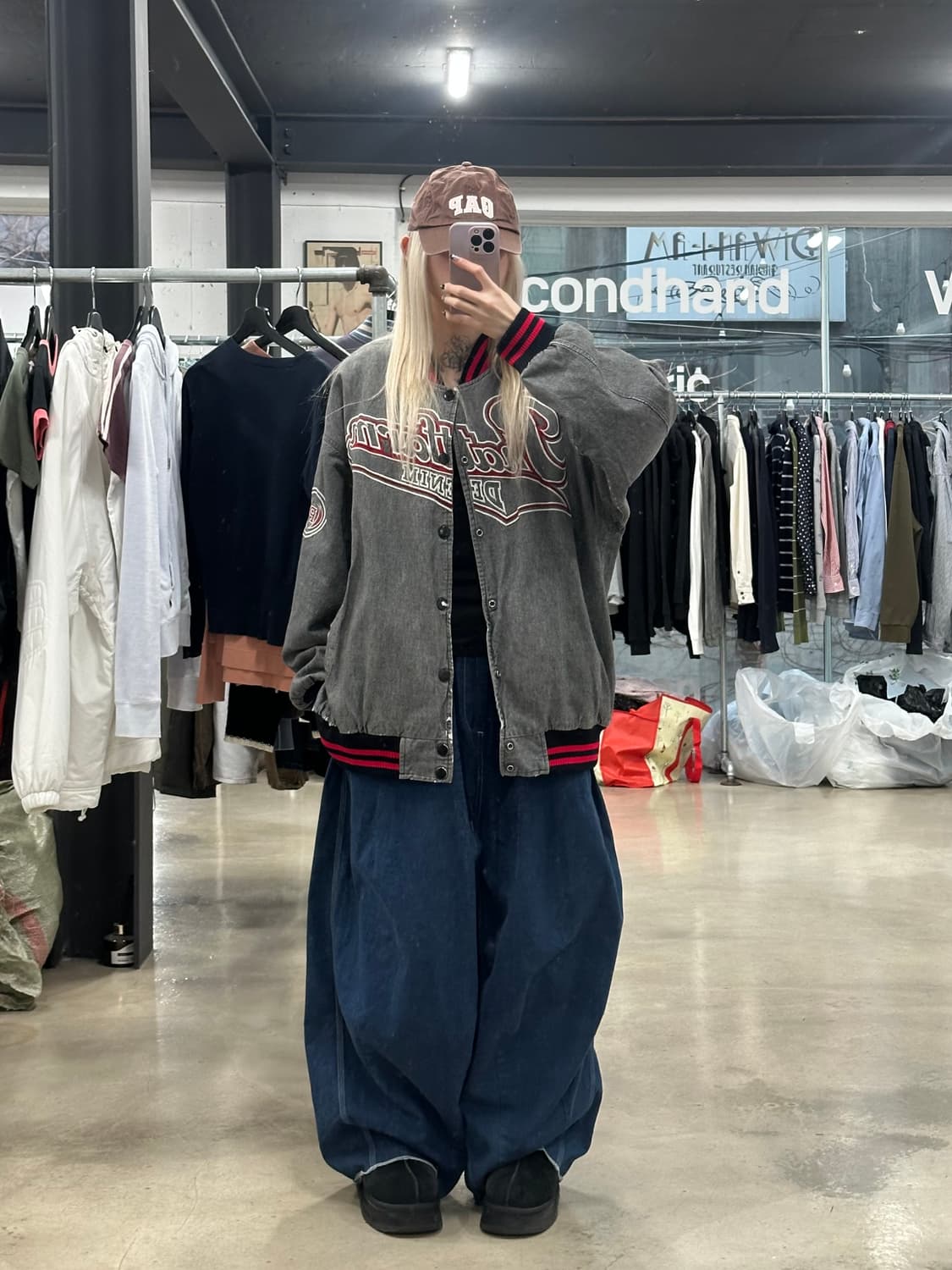 90‘s phat farm 팻팜 올드스쿨 데님 자켓 상품이미지2