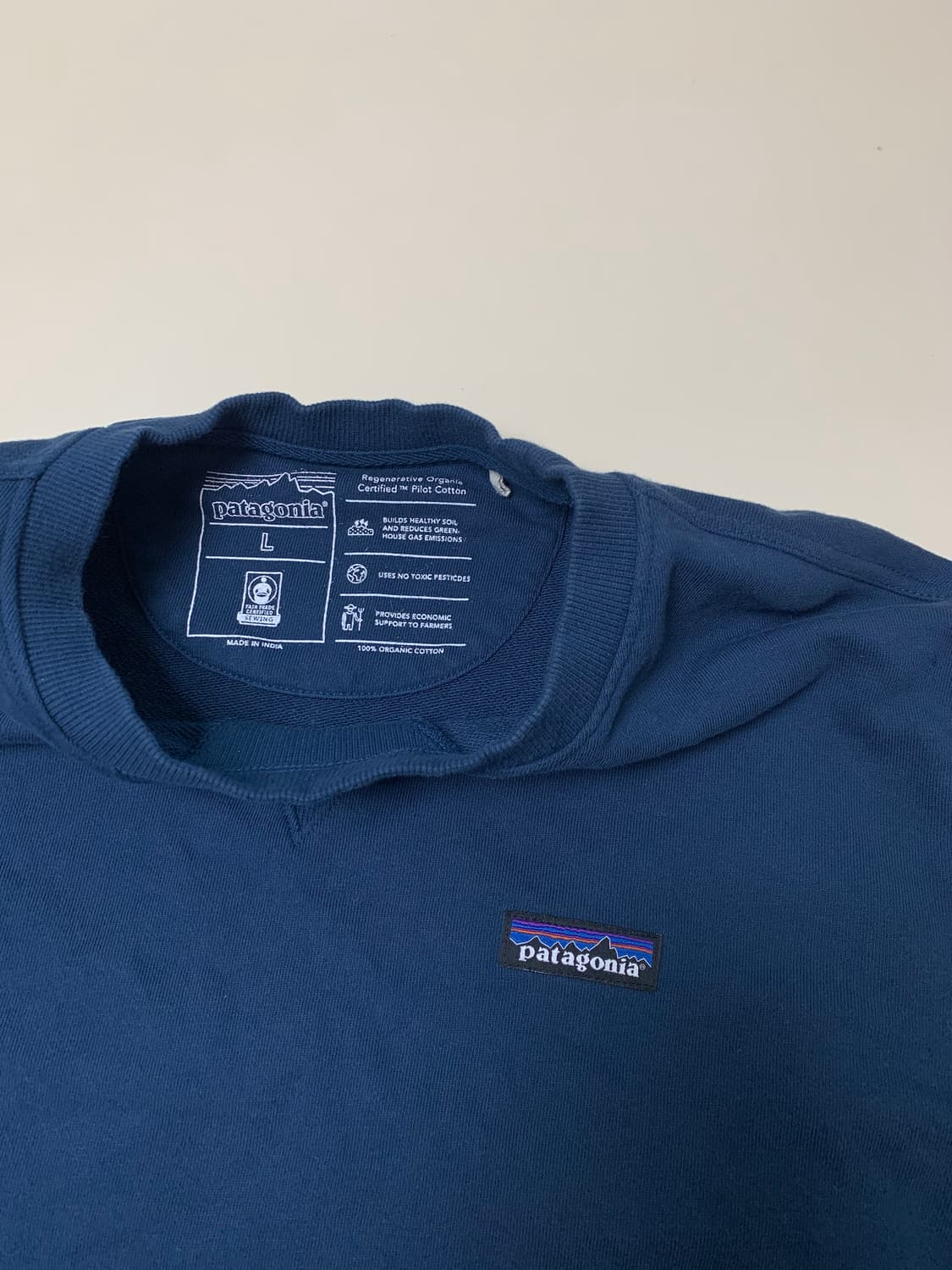 파타고니아 리제너러티브 오가닉 서티파이드  코튼 크루넥 맨투맨 상품이미지3