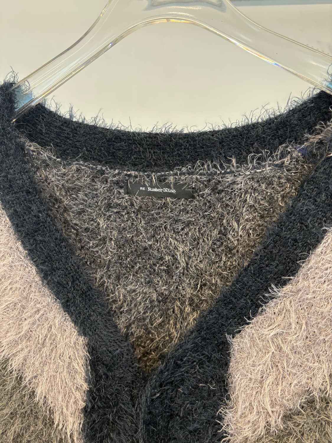 NUMBER (N)ine argyle knit cardigan 상품이미지2