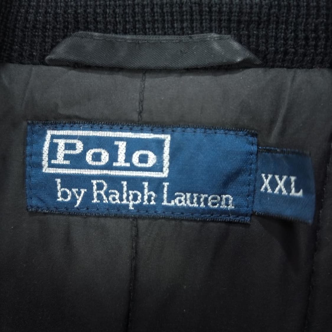 [폴로 랄프로렌] 90'S 빈티지 나일론 바버 자켓 블랙 M18293 상품이미지7