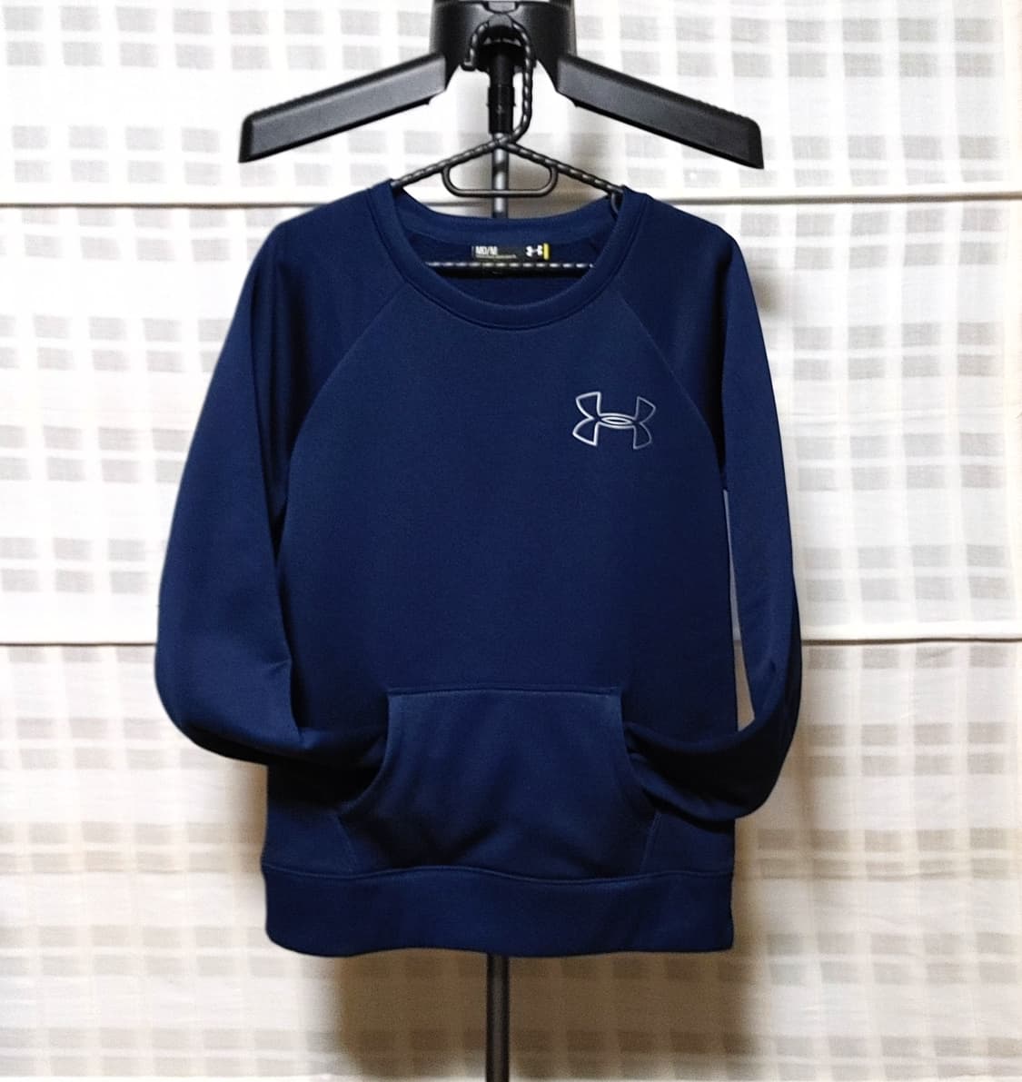 (언더아머) 네이비 기모 맨투맨 티셔츠 M (95) 상품이미지1