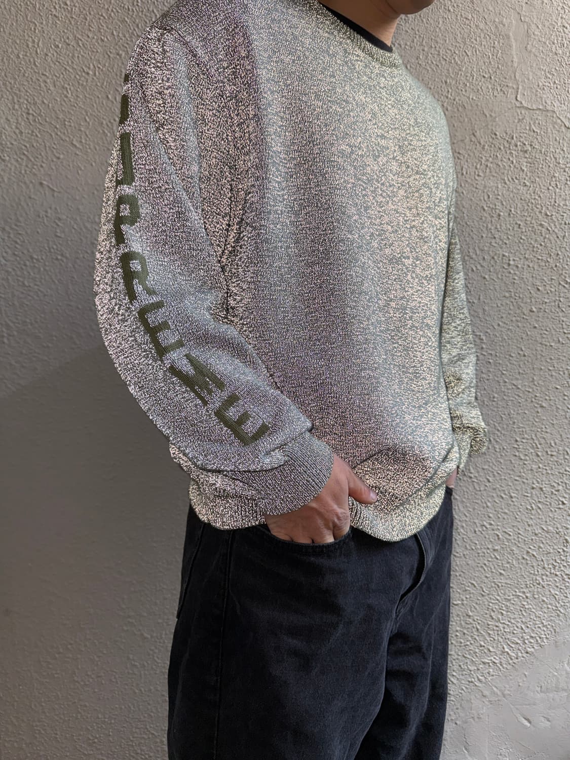 (새상품)슈프림 리플렉티브 스웨터 L(XL) 상품이미지4