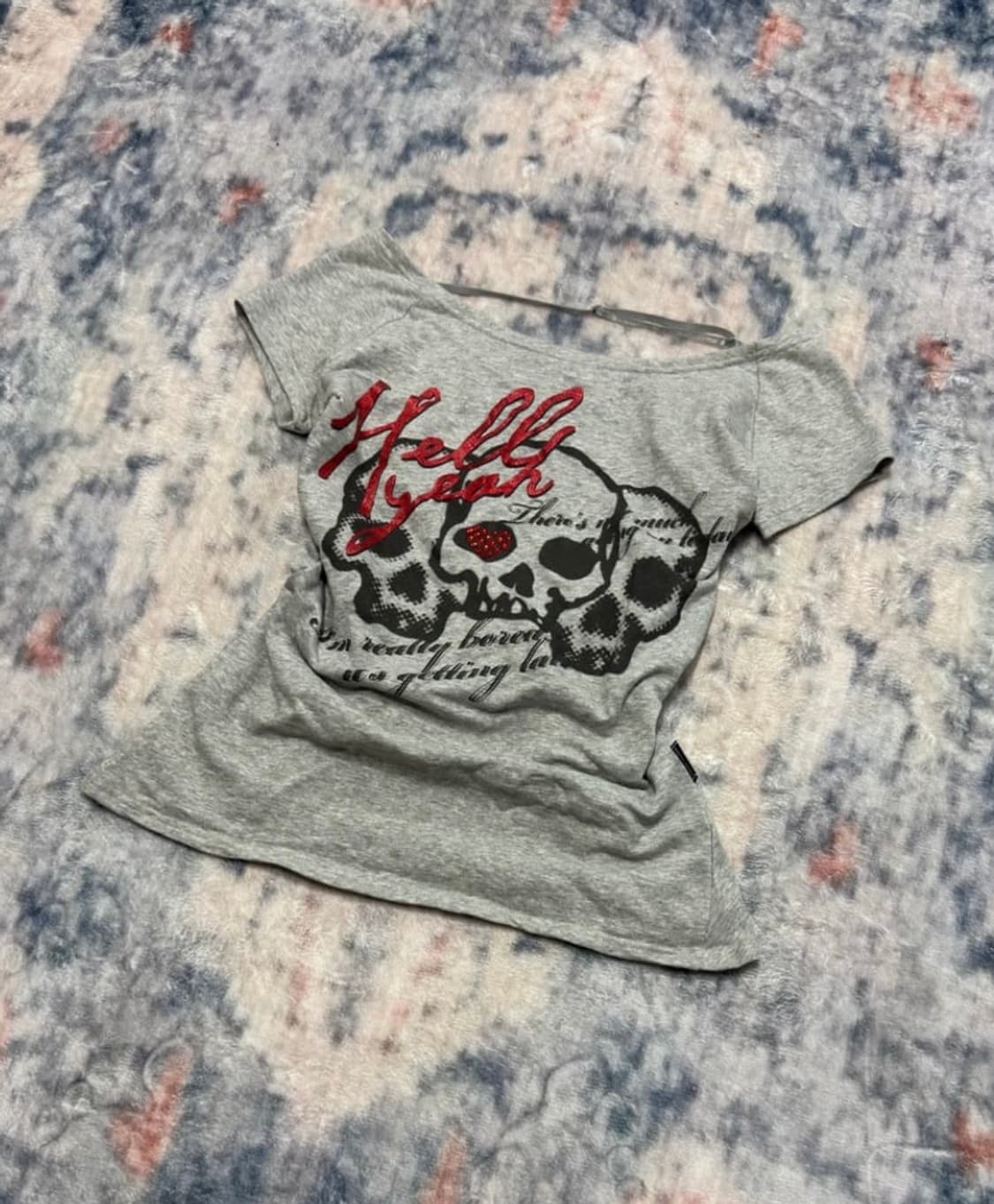 Cecil McBee 세실맥비 skull bizz top 상품이미지1
