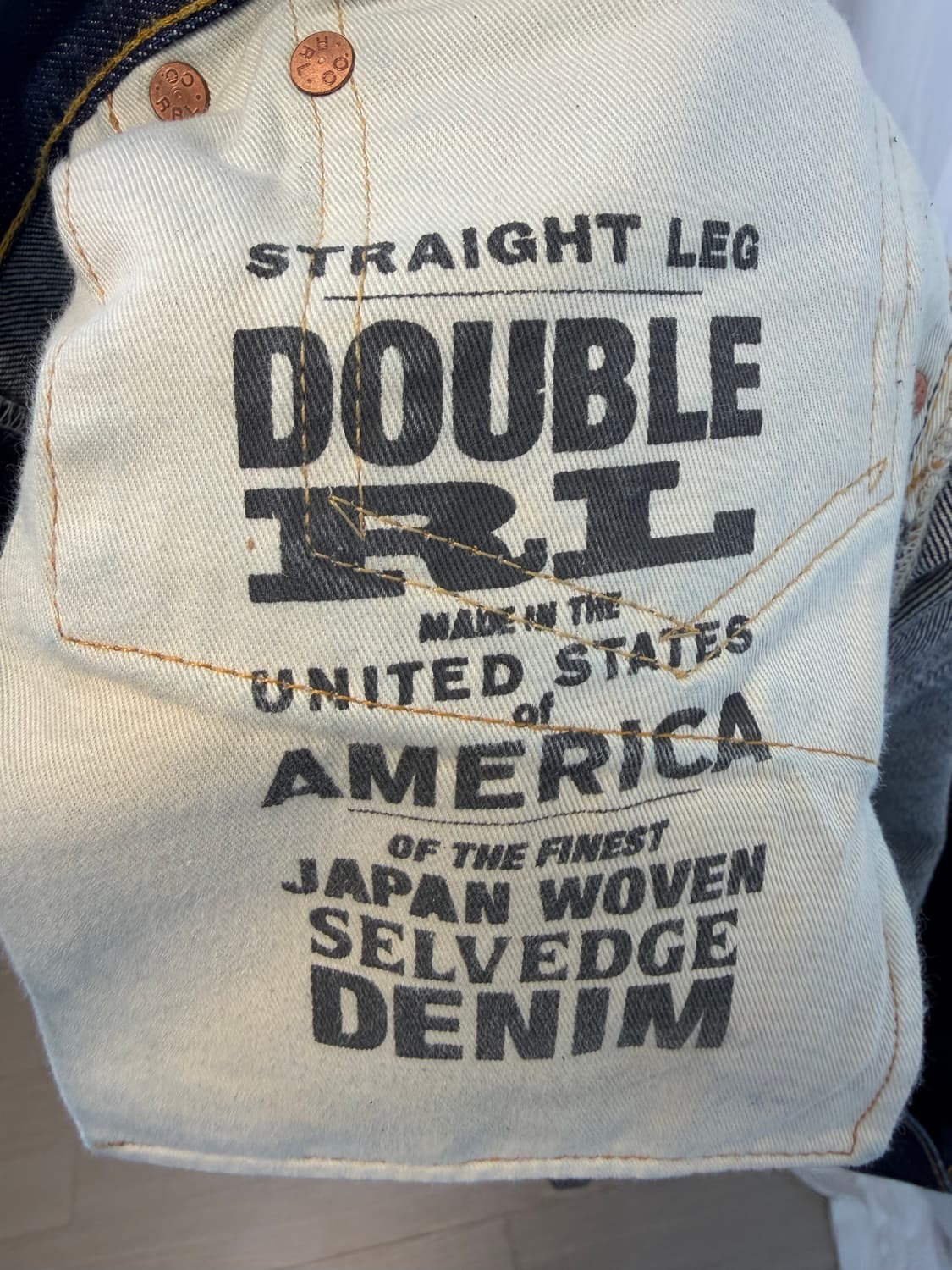 [RRL]더블알엘 빈티지파이브포켓 빈파포 36SIZE(USA생산) 상품이미지8