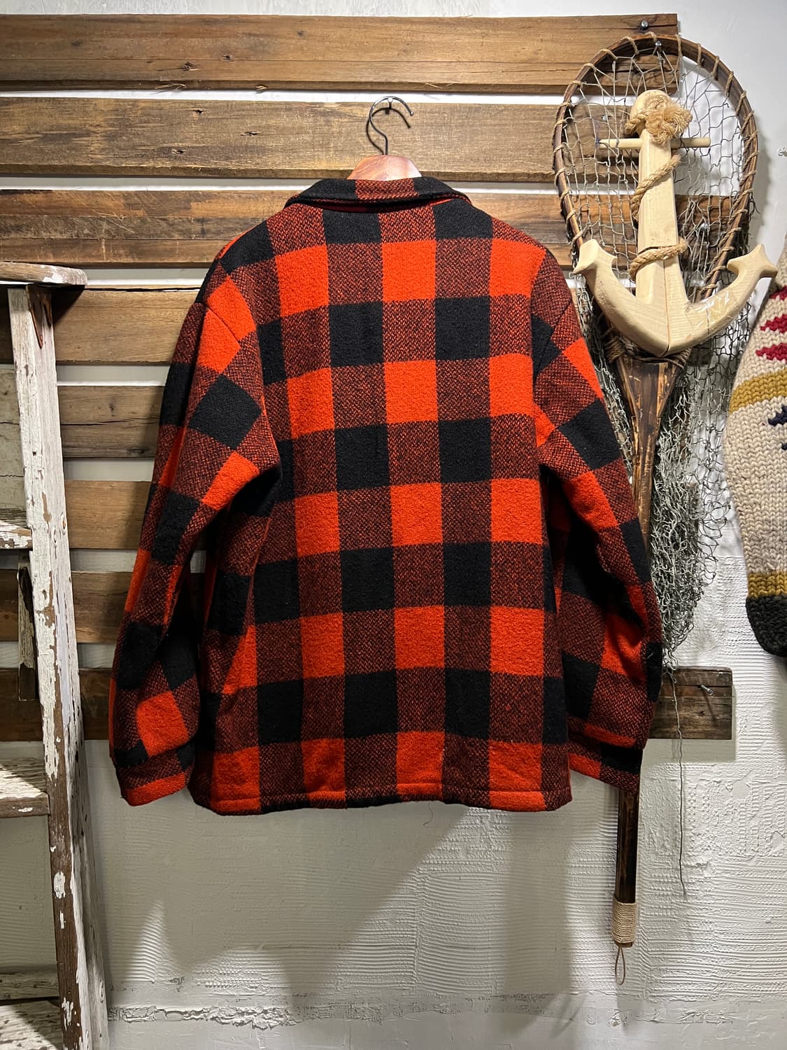 [L]7~80's USA 빈티지 매키노 울 크루저 헌팅 자켓 상품이미지8