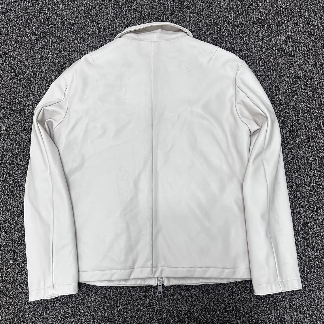 [새상품] 라퍼지스토어 아이보리 가죽 자켓 M 상품이미지5