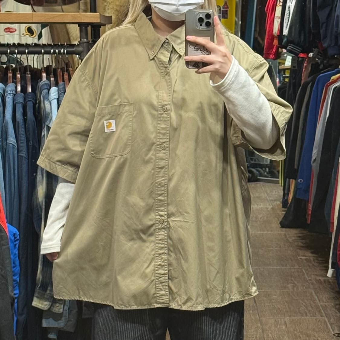 [HI] 칼하트 반팔셔츠 브라운 상품이미지1