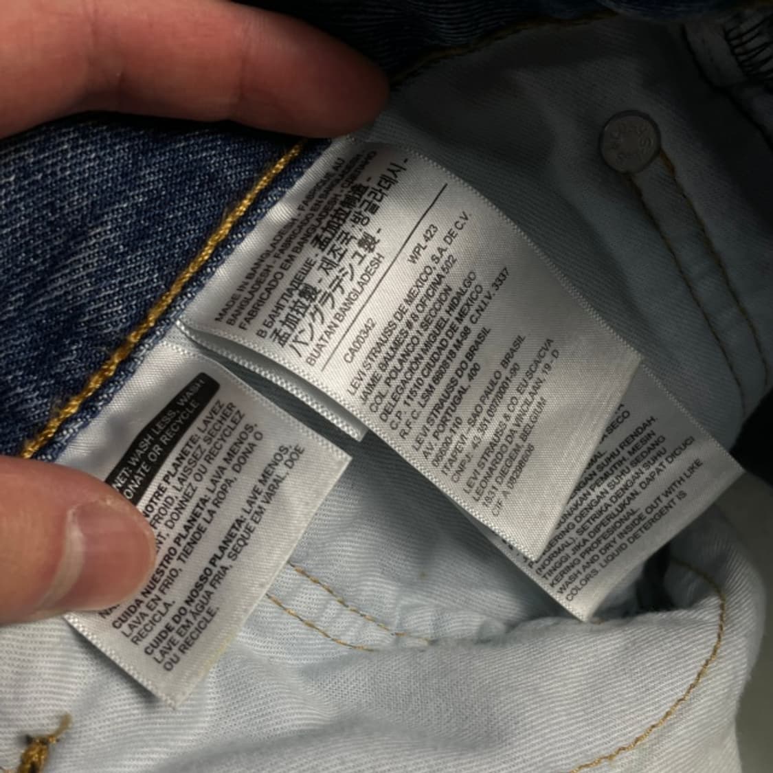 34 리바이스 550 청바지 상품이미지3