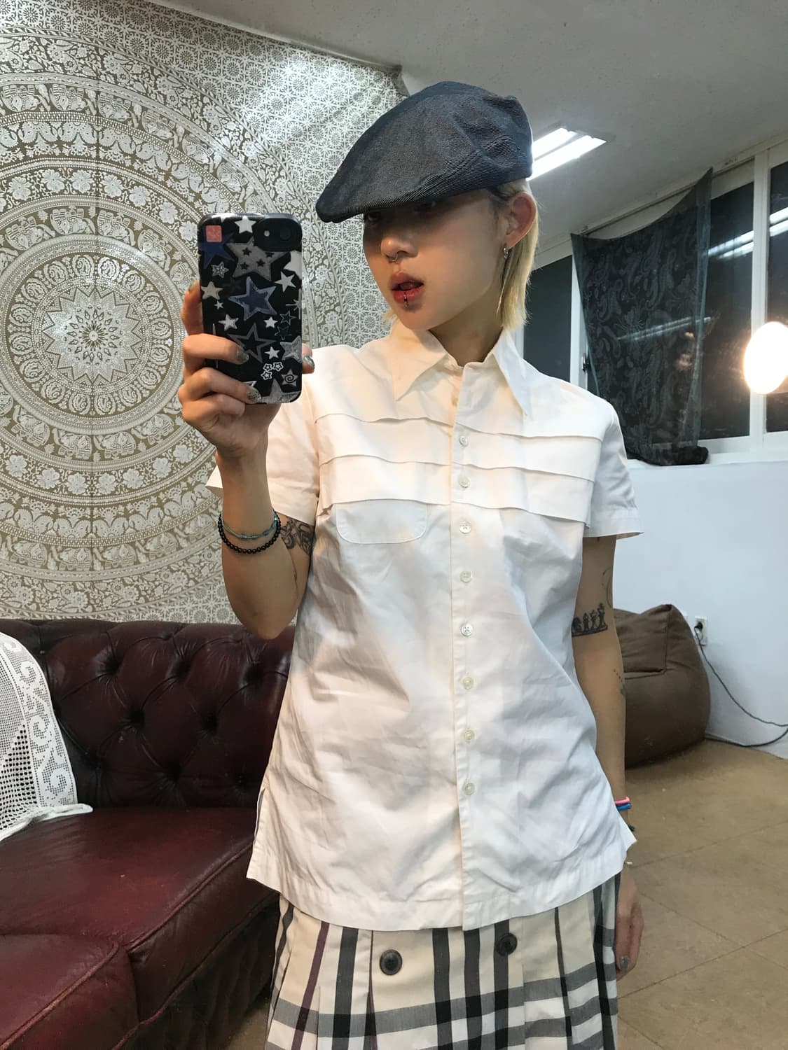 갭 빈티지 턱 디테일 셔츠  상품이미지1