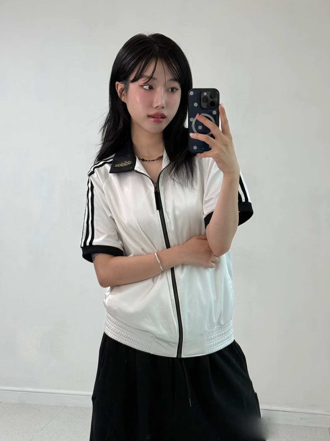 아디다스 올드스쿨 화이트 반팔 져지 상품이미지2