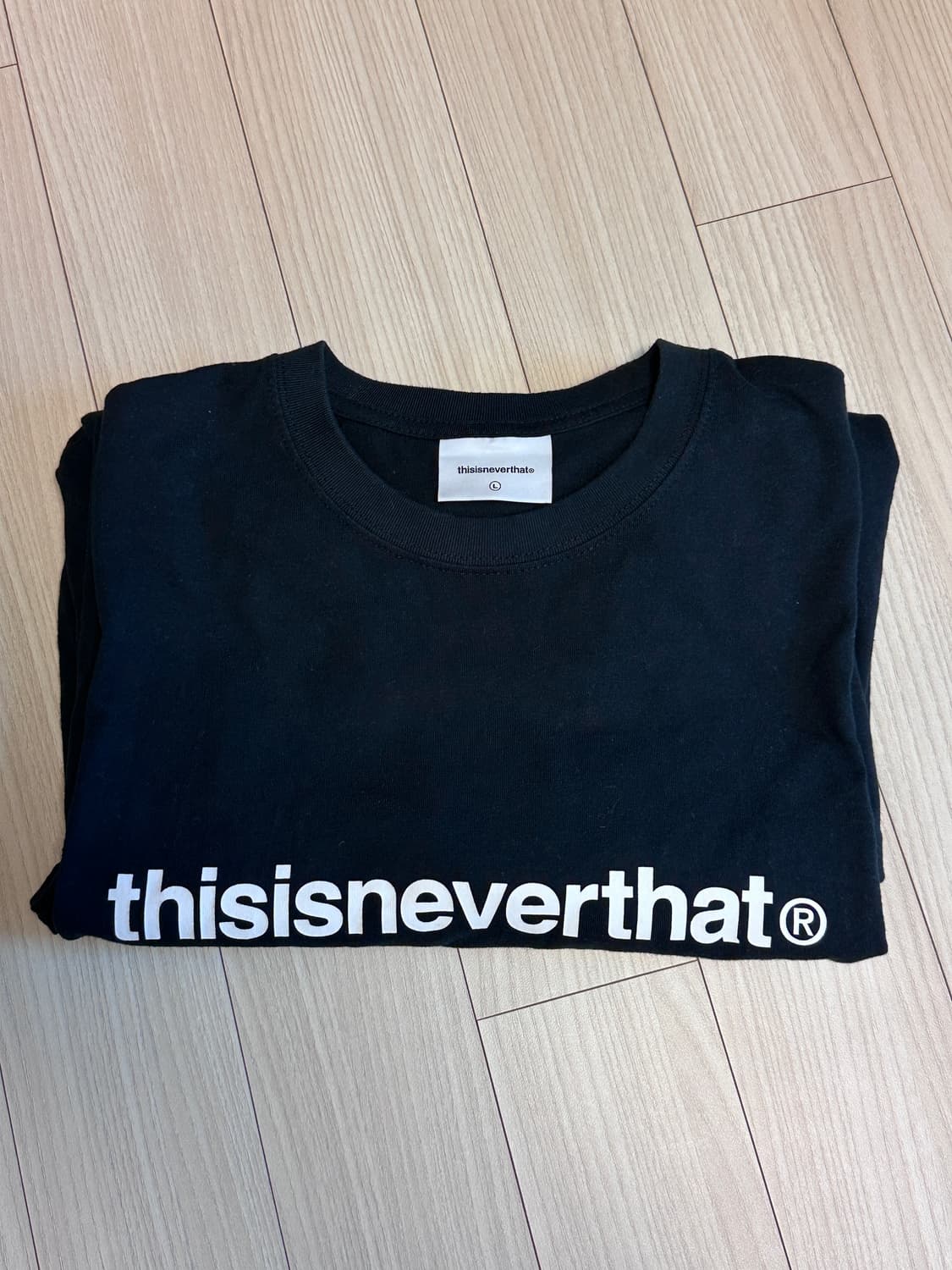 디스이즈네버댓 롱슬리브 블랙 L 상품이미지2