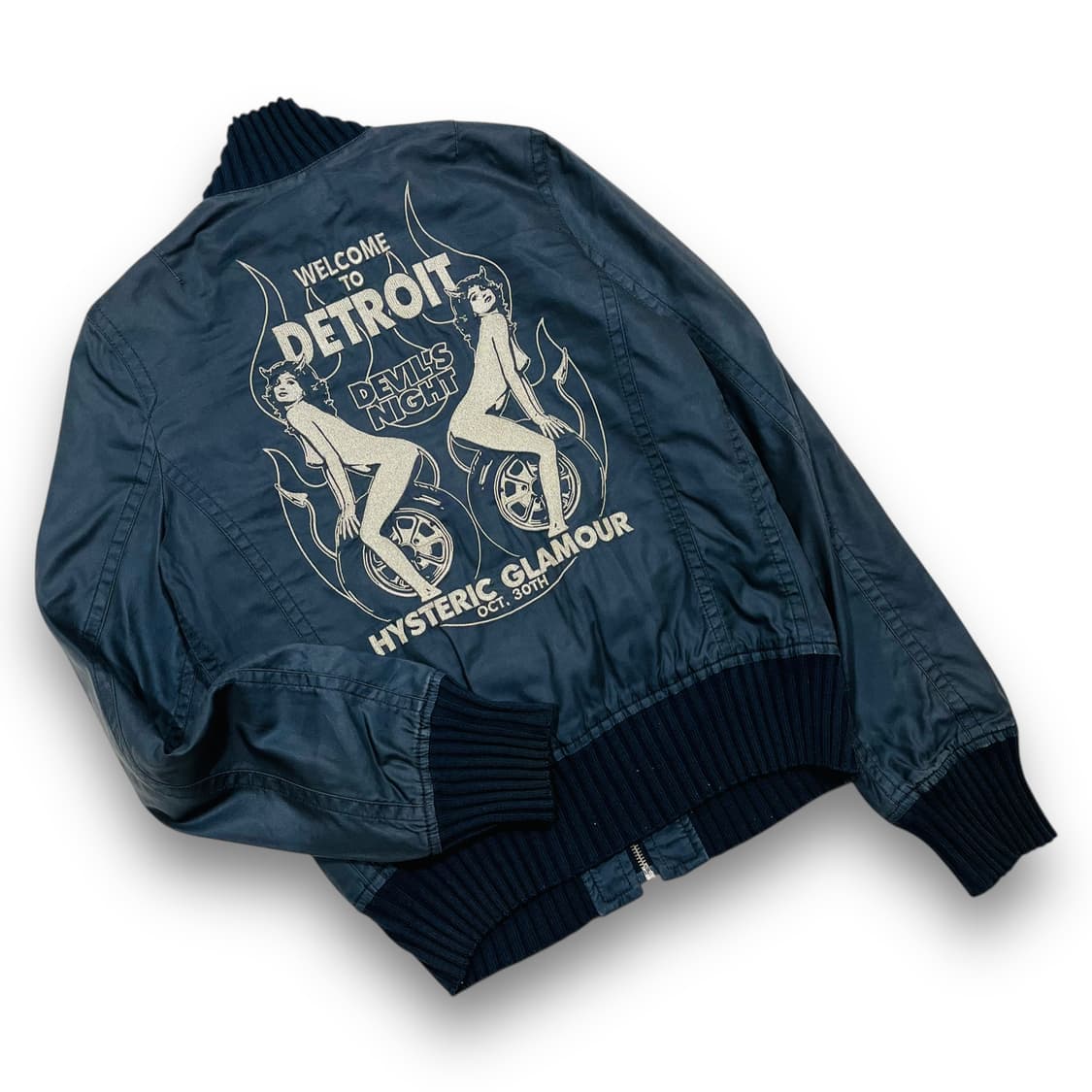 히스테릭 글래머 데빌걸 나이트 펑크 봄버 자켓 상품이미지2