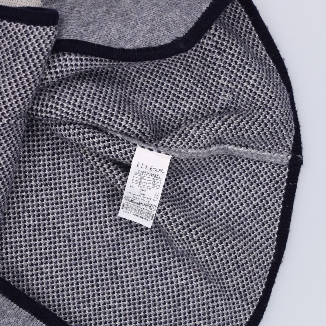 95 엘르 여성 아가일 가디건 0408H1 상품이미지4