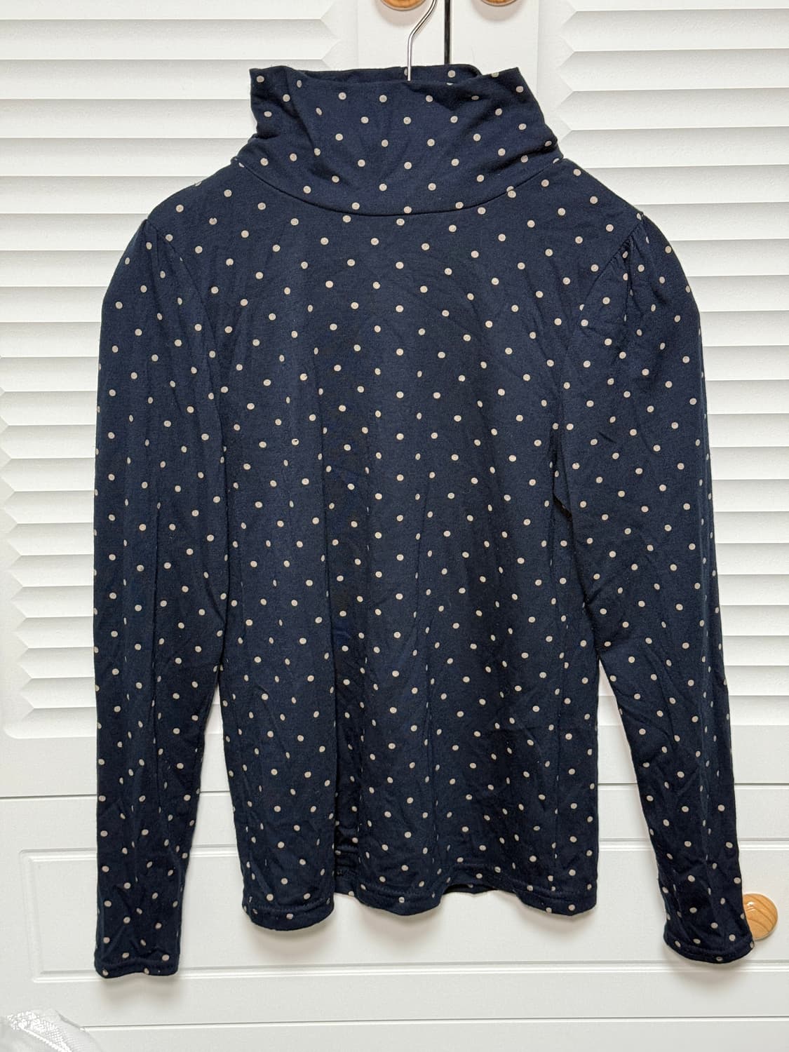 일본 빈티지 도트 목폴라 5천원 상품이미지2