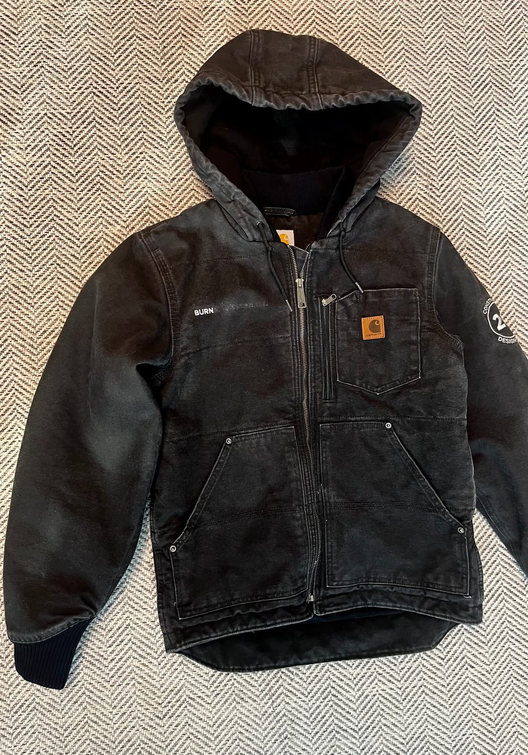 칼하트 샌드스톤 채프먼 자켓 블랙 (S) 상품이미지3