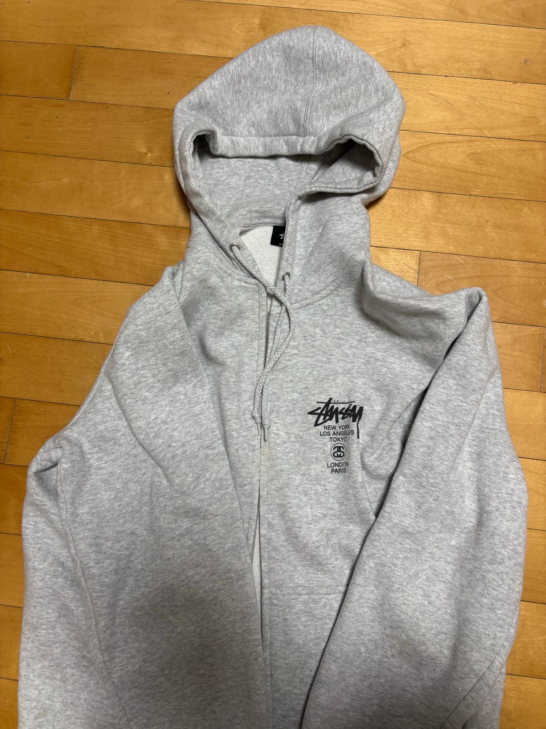 스투시 정품 월드투어 후드집업 S 상품이미지1