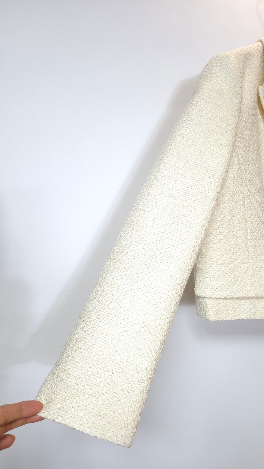 모조에스핀 2021 크롭 글리터 트위드 자켓 66 사이즈 상품이미지6