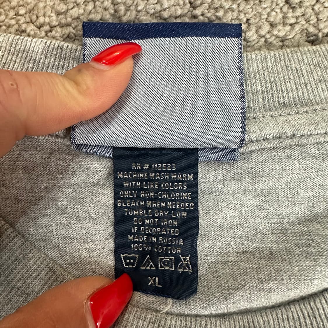 바시티클래식 90s 펜 스테이트 롱슬리브 티셔츠L 상품이미지4