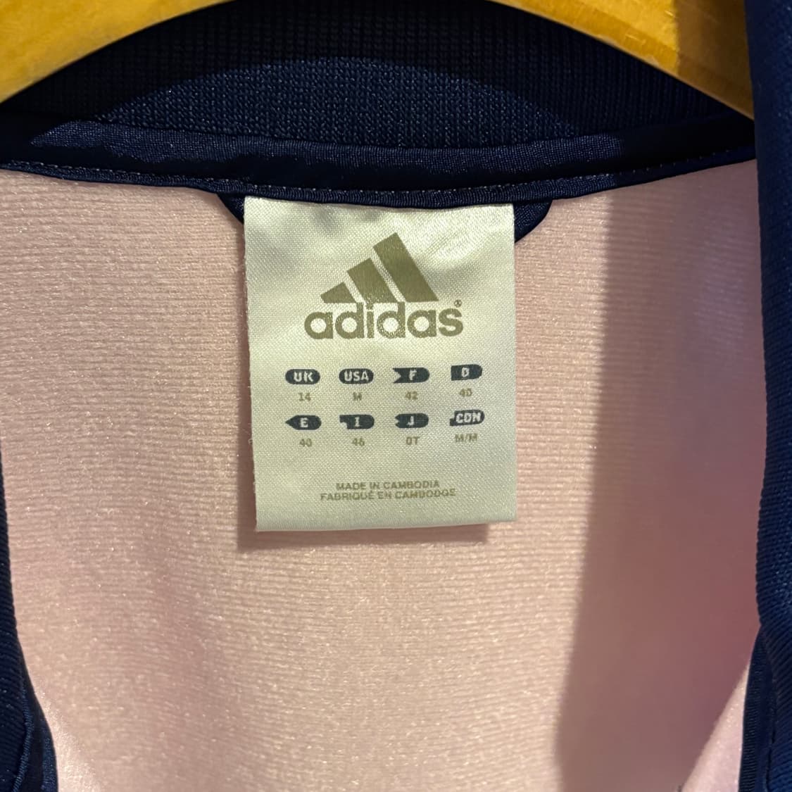 아디다스 연핑크 네이비 희귀 트랙탑 져지 상품이미지5