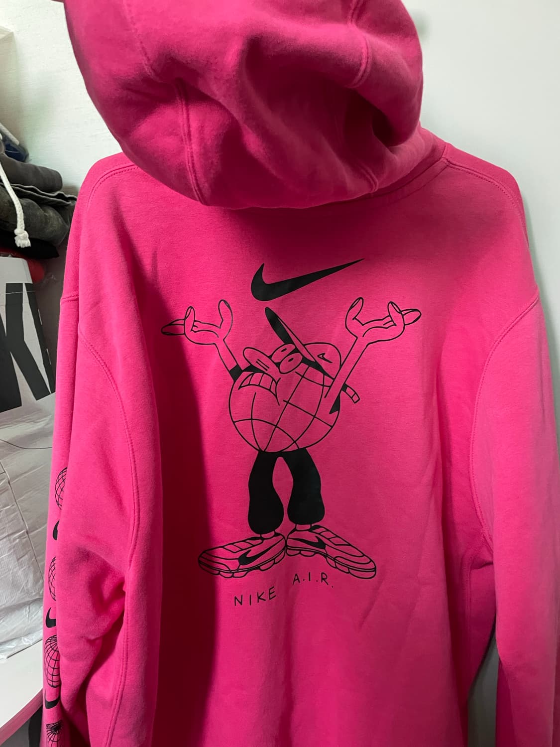  나이키 캐릭터 기모 풀오버 후드티 XL 상품이미지6