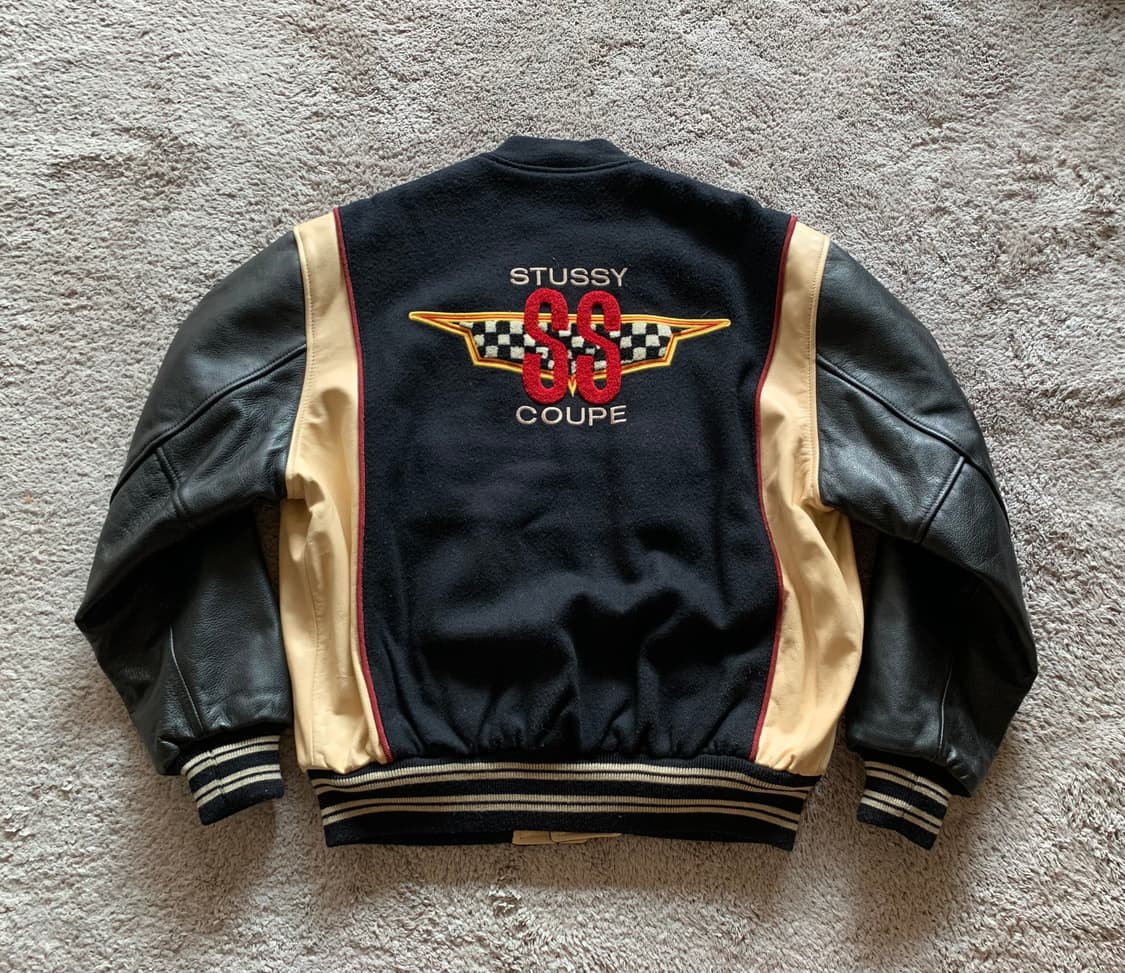 old stussy 스투시 ss coupe 바시티 자켓 L사이즈 상품이미지1