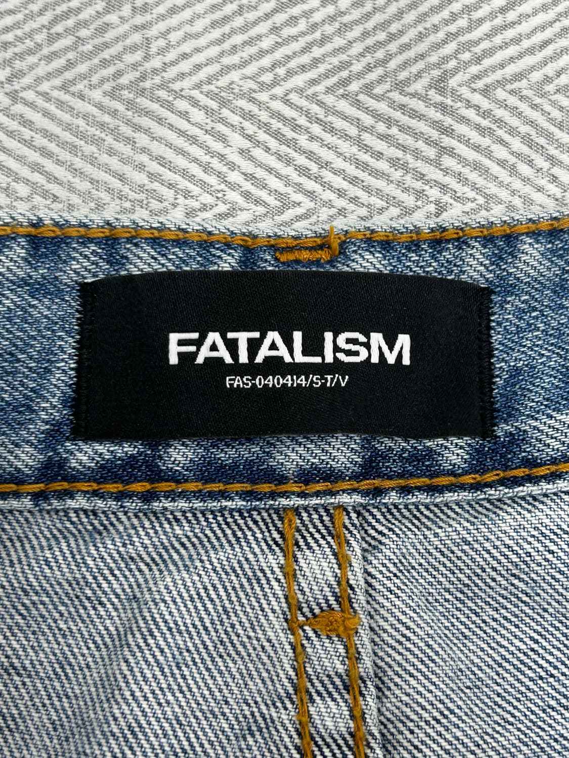 페이탈리즘 Fatalism 일자핏 중청 데님팬츠 청바지 28~29인치 상품이미지5