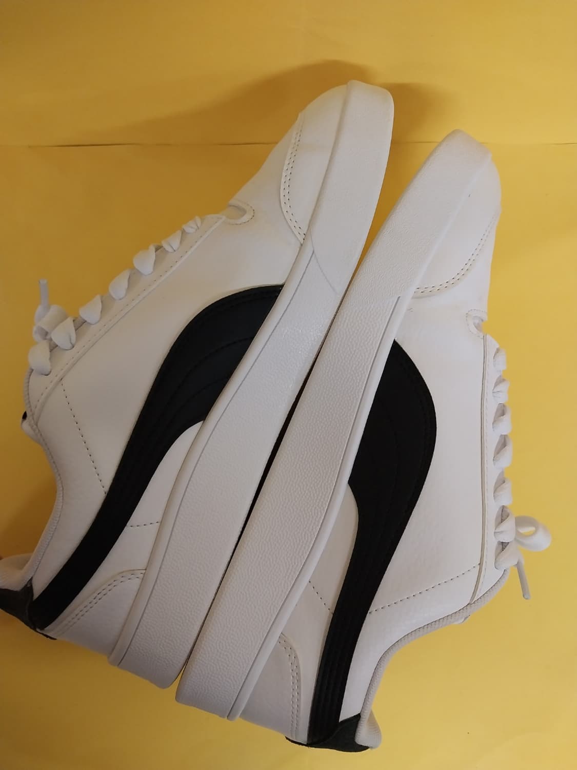 남성 푸마 셔플 화이트블랙 운동화 (280) 상품이미지7