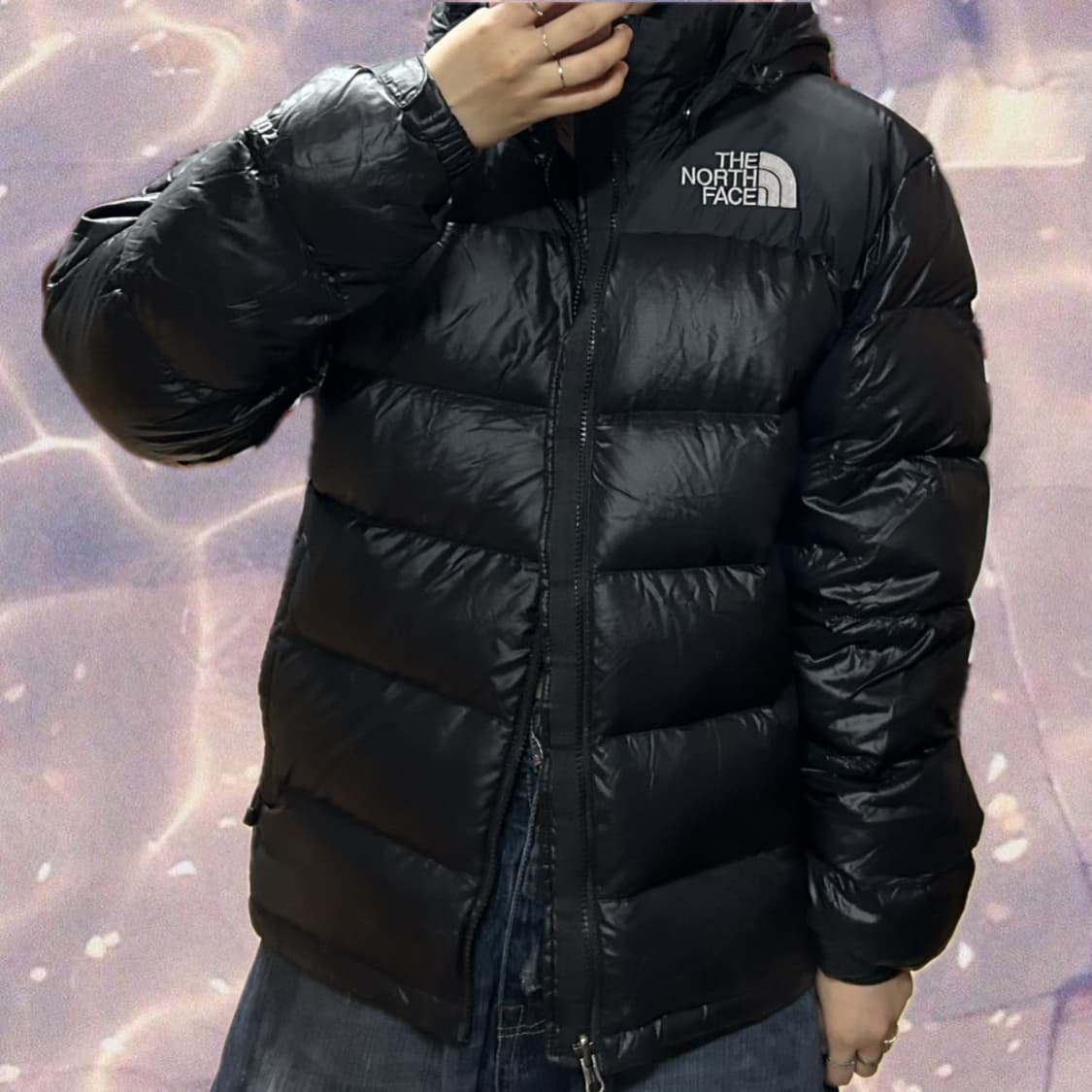 노스페이스 눕시 패딩 700 블랙 90 상품이미지1